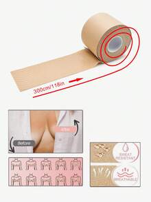 SHAPORA 20pcs/Pack Disposable Bra Accessories Nonwoven Breast Petals - Apricot - View 4