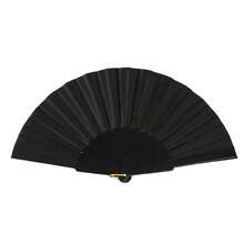 中式黑色复古折扇，竹柄丝绸扇面，是舞蹈、婚礼、派对和中式舞蹈活动的理想之选。 - 扇子(無扇袋) - 查看 10