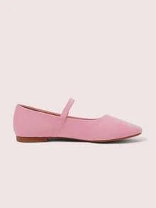CUCCOO DOLLMOD Women's Casual Versatile Commute Simple Flats For Christmas - Pink. - View 3
