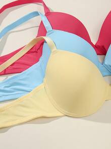 5pcs/Set Women's Underwire Bras - Multicolor - View 7