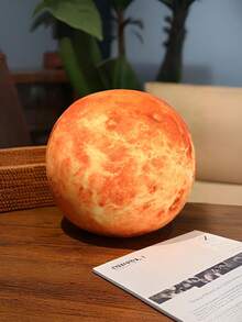 POKOJA LAND 行星毛绒抱枕玩具，逼真的地球、太阳、月亮、火星和其他行星毛绒填充玩偶靠垫，太空主题装饰枕，桌面装饰，床沙发装饰收藏，生日礼物、万圣节、复活节、感恩节、儿童节和其他节日惊喜，派对礼物 - 彩色 - 查看 12