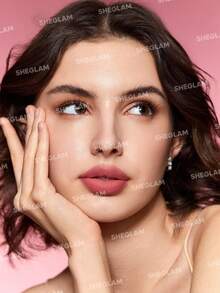 SHEGLAM Starlight Velvet Lipstick-Beach Babe 10 Colors Shimmer Matte Long Lasting Lipstick Nourishing Silky Smooth Lipstick Lip Combo Brand Beauty Makeup Face Paint Cosmetic For Women Girls Perfect For Winter Spring Ideal For Y2K Fancy Fashion Suitable For Birthday Valentine'S Day Gift Rave Party Ready Best Color - Beach Babe - View 3