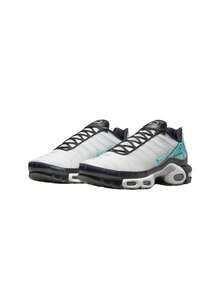 Nike Air Max Plus Men's Casual Athletic Shoes Classic Retro Comfortable School Office Shopping Black HV6225-100 - Summit White/Black/Iron Grey/Aurora Green - Übersicht 5