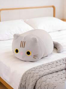 POKOJA LAND 可爱的长尾巴小猫毛绒玩具，逼真的小猫造型，棕色、白色、灰色、黑色可选。温暖的猫咪毛绒玩偶，送给朋友、孩子都非常可爱，是生日、情人节、复活节、儿童节和其他节日的完美礼物，也是派对礼物的理想选择。 - 彩色 - 查看 6