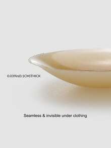 SHAPORA 4 Pairs Women's Adhesive Bras, Brown - Brown - View 3