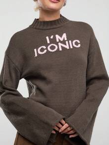 COUREZ Suéteres para mujer - Verde militar - Ver 7