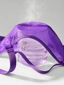 LUVLETTE Áo ngực Dream Curve Air Purple không lót, che phủ toàn diện, hỗ trợ hai bên, chất liệu lưới thoáng khí, thoải mái, giúp giảm kích thước vòng một. - Màu tím - Xem 7