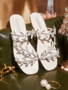 CUCCOO TILAWA Women Flat Sandals - Silver - View 1