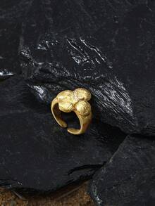 Opalesca Nhẫn đơn nữ, Trang phục, Phong cách cổ điển, Đính hạt, Phụ kiện cưới/cô dâu, Phong cách cổ tích/tiên nữ, Ngọc trai, Dành cho mẹ/phụ nữ/bé gái/người mẹ, Thanh lịch, Cao cấp, Sang trọng, Pha lê, Ngày lễ tình nhân, Quà tặng - Vàng - Xem 1