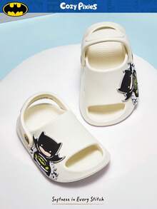 BATMAN X Cozy Pixies 1 Pair Cute Animal Pattern Breathable Non-Slip Outdoor Infant Sandals, Slip-On Baby Casual Shoes - Beige - View 5