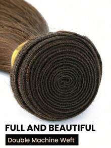 红棕色直发束 8-30 英寸直发接发 女士适用 1 束真人发 - S4 - 查看 4