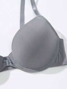 SHEIN 1pc Women's Underwire Bra - Grey - View 3
