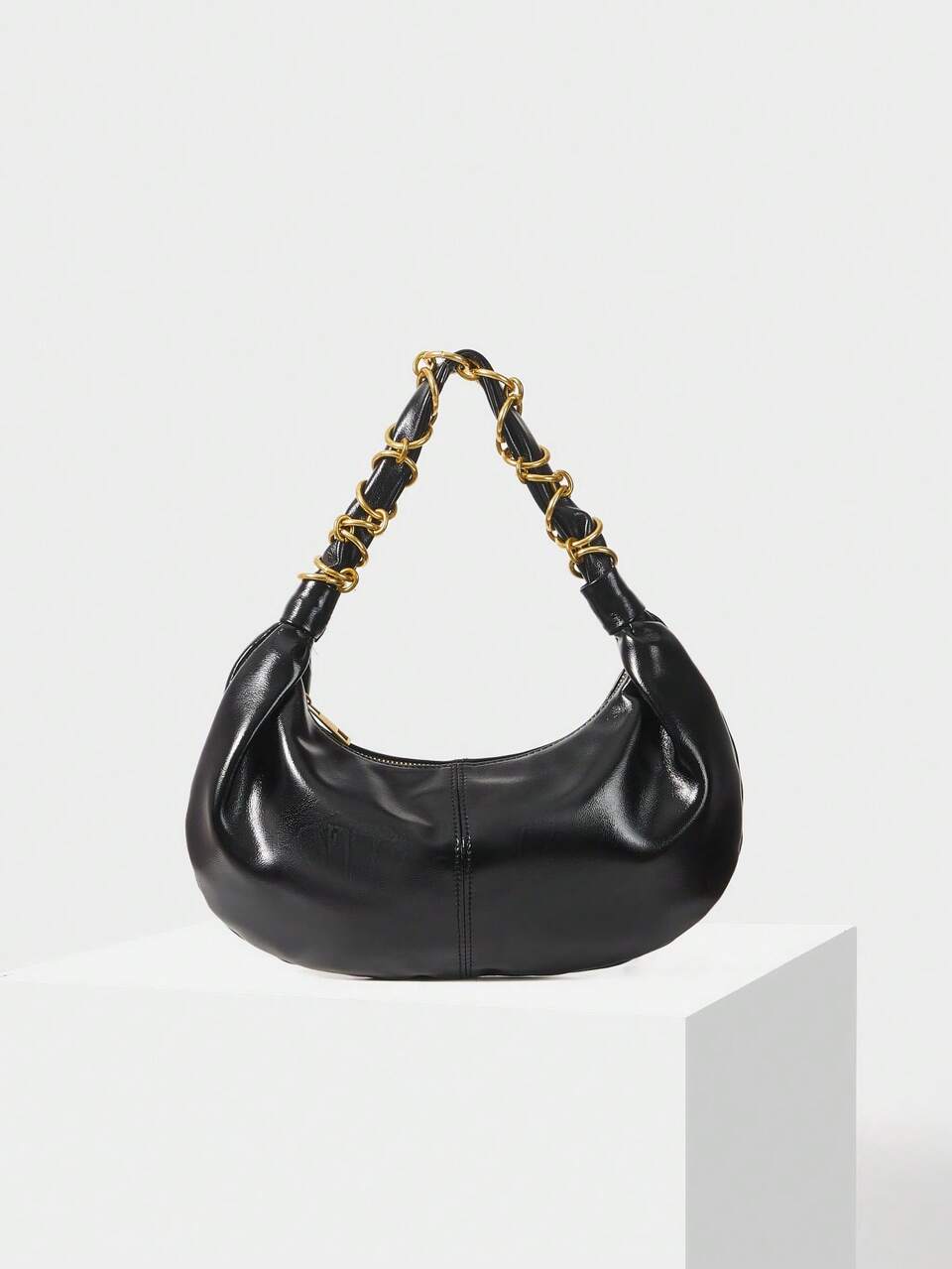 WOMEN'S FASHION CHAIN DECOR SHOULDER BAG FOR COMMUTING