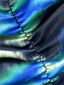 Swim Mod Women's Random Print Beaded Necklace Bikini Set, Spring/Summer - Multicolor - View 7