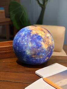 POKOJA LAND 行星毛绒抱枕玩具，逼真的地球、太阳、月亮、火星和其他行星毛绒填充玩偶靠垫，太空主题装饰枕，桌面装饰，床沙发装饰收藏，生日礼物、万圣节、复活节、感恩节、儿童节和其他节日惊喜，派对礼物 - 彩色 - 查看 9