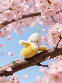 POKOJA LAND 可爱剥皮香蕉毛绒玩偶，剥皮香蕉玩具，香蕉玩偶挂件，时尚创意钥匙扣包包挂件，逼真水果创意礼物，适合作为生日礼物和其他节日礼物 - 彩色 - 查看 6