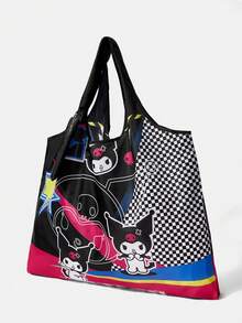 HELLO KITTY AND FRIENDS | SHEIN Tas Tote Wanita Motif Kartun Tahan Air Kapasitas Besar - grafiti - View 2