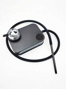 1pc Hookah Set, Including 1 Hookah Pipe, Acrylic Hookah Bottle, Silicone Bowl And Lid, Heart-Shaped Design, A Valentine'S Day Gift For Couples. - Multicolor - View 12