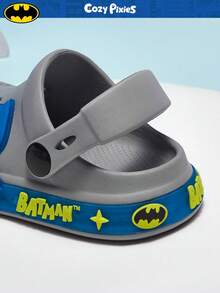 BATMAN X Cozy Pixies Toddler Boys' Comfortable Fashion Green Dinosaur Cartoon Cute Lightweight Breathable Sandals For Summer - Grey - View 8