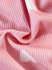 3pcs/Set Sweet Heart Spiral Print Ruffle Trim Ladies' Briefs - Multicolor - View 6