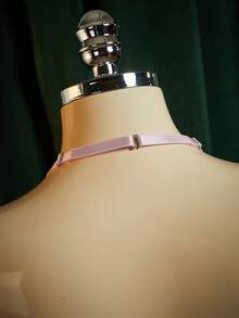 SpicyHot Bộ jumpsuit ren gợi cảm dành cho nữ, đồ lót quyến rũ - Hồng - Xem 6