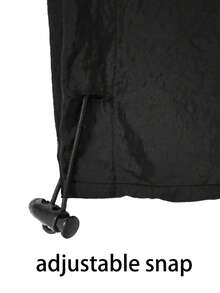 Sport MetroGents Men's Gothic Print Drawstring Waist Loose Fit Sweatpants - Black - View 5