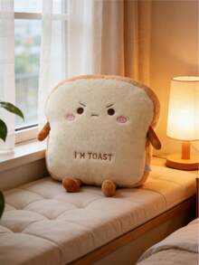POKOJA LAND Đồ chơi nhồi bông hình bánh mì mô phỏng 16 inch, gối nhồi bông hình bánh mì, búp bê giữ ấm tay hình bánh mì, hình bánh mì dễ thương có tay chân với biểu cảm giống người, gối giữ ấm tay trang trí phòng ngủ, ghế sofa, quà tặng sinh nhật, lễ Phục sinh, Halloween, Lễ Tạ ơn, Ngày Valentine cho trẻ em. - Nhiều màu - Xem 6