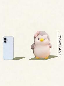 POKOJA LAND 1个9.84英寸毛绒企鹅玩具，送给朋友的可爱创意玩具，企鹅情侣背包，企鹅抓娃娃机玩具，睡觉时可以抱着的玩具，生日礼物 - 彩色 - 查看 10