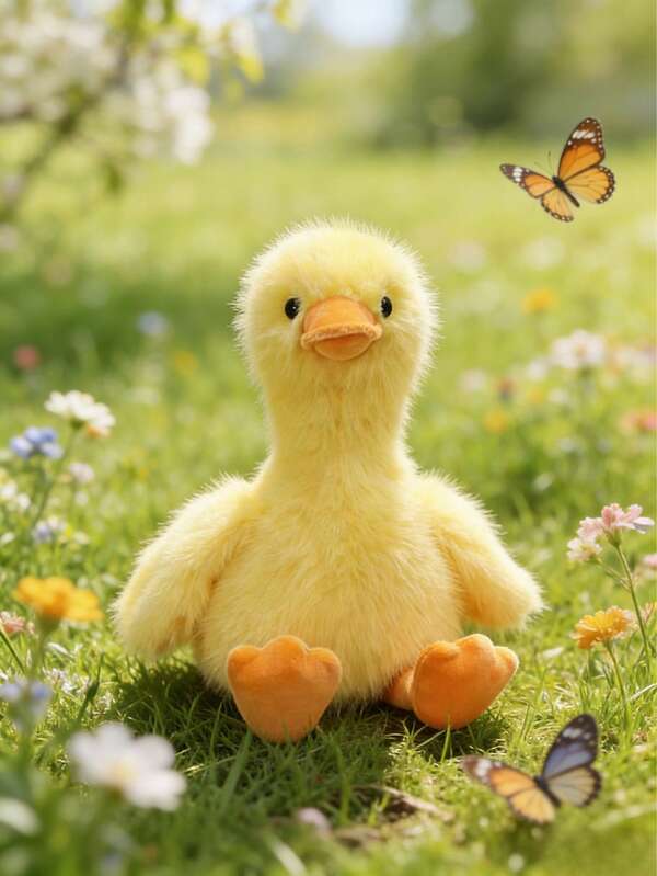 MINKOJA - BESTSELLERS 可爱的黄色小鸭毛绒玩具，卡通造型，黄色小鸭外形，柔软舒适，设计充满想象力，可作为房间、床头柜、沙发装饰；是生日、情人节、复活节、感恩节、儿童节的理想礼物。