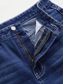 GlowEve Women's Casual Everyday Pocketed Button Denim Shorts - Blue - View 5