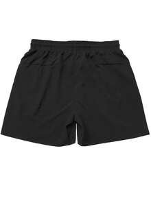Gym Rark Men's Skull Print Drawstring Waist Casual Sports Shorts - Black - View 2