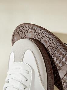 CUCCOO EASI 女士时尚百搭休闲平底鞋 - 白黑6 - 查看 5