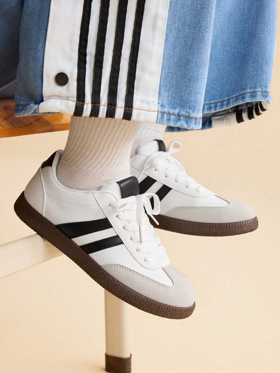 CUCCOO EASI Zapatos planos versátiles y de moda para mujer - Ceniza blanca 5 - Ver 1