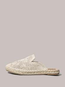 Styleloop Women's Casual Woven Slip-On Flats - Apricot - View 3