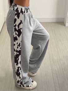 CasuGlow Women Black Straight Fit Contrast Belt And Tape Detailed Pant - Light Grey - View 6