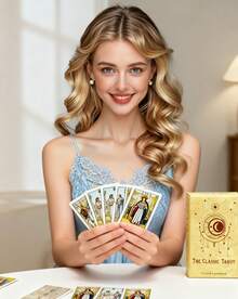 MINKOJA 1-Pack The Classic Tarot Deck With Guidebook - 78 Cards Full Set, Mystical Design, Perfect For Beginners & Professionals - THE CLASSIC TAROT - View 6