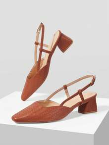 Mnmlis Women Pumps - Mocha Brown - View 5