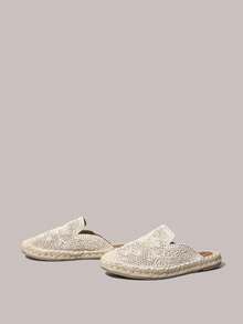 Styleloop Women's Casual Woven Slip-On Flats - Apricot - View 2