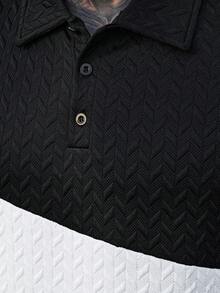 Manfinity CasualCool Bộ đồ nam gồm áo polo ngắn tay phối màu tương phản và quần short cạp chun, màu đen trắng, kiểu dáng thường ngày, đồ thể thao mùa hè cho nam, bộ hai mảnh quần short thường ngày cho nam, trang phục mùa hè cho nam, áo thun nam, đồ phối hợp, phong cách cổ điển, thích hợp cho sinh hoạt hàng ngày, những chuyến đi cuối tuần, hoạt động ngoài trời, du lịch, môi trường làm việc thoải mái hoặc các dịp bán trang trọng, quà tặng cho bạn trai/chồng, quà kỷ niệm/sinh nhật, tiệc tùng, kỳ nghỉ hè, trang phục đi biển, đám cưới kiểu Hawaii, từ xuân đến hè. - Nhiều màu - Xem 6