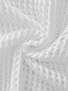 Manfinity LEGND Áo thun nam tay dài cổ tròn khoét lỗ, kiểu dáng thường ngày, đa năng. - trắng - Xem 5