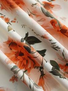 GlowEve Women's Summer New Floral Print Romantic Waist Cinched Vacation Dress - Pale Yellow - View 8