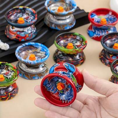 1pc/2pcs/3pcs/4pcs Metal YoYo Ball Toy Alloy Beginner YoYo Sleeping Yo-Yo Spinning Toy