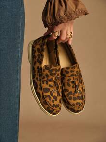 Rosivie Bow Suede Casual Shoes Women's Soft Sole Versatile Slip-On - Multicolor - View 6