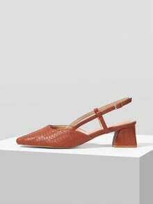 Mnmlis Women Pumps - Mocha Brown - View 2
