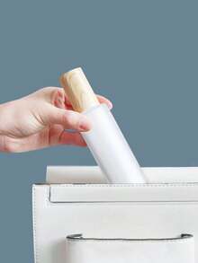 1PC Frosted Glass Empty Jar Pot Spray Bottle Cosmetic Lotion Containers Wood Grain Lid Travel Refillable Bottles, Perfume Bottle - Multicolor - View 6