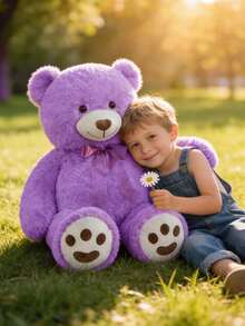 POKOJA LAND Gấu bông Teddy mềm mại đáng yêu - Món quà hoàn hảo cho bé trai và bé gái nhân dịp sinh nhật, Giáng sinh. - Nhiều màu - Xem 8