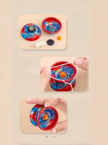 1pc/2pcs/3pcs/4pcs Metal YoYo Ball Toy Alloy Beginner YoYo Sleeping Yo-Yo Spinning Toy - Multicolor - View 7