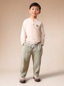 SUMWON Young Boys Pants - Green - View 3