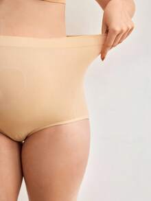 Moonlight&Mama 5 piezas/paquete Ropa interior de maternidad sin costuras de cintura alta, alta elasticidad, elegante, suave, sin restricciones, simple y cómoda para uso diario - Multicolor - Ver 5