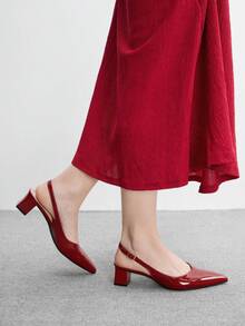 CUCCOO BIZCHIC Women Heeled Sandals - Red - View 6